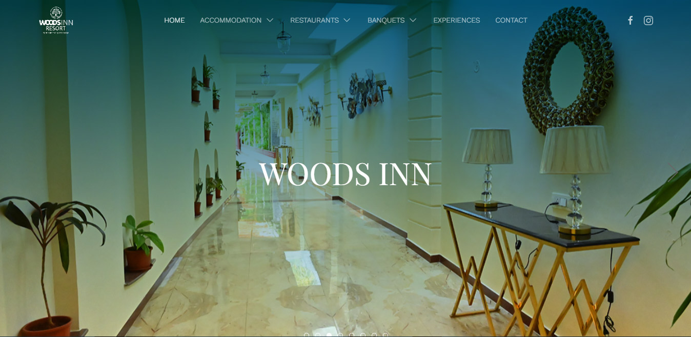 Woods Inn Resort Website Thumbnail